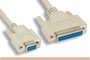 Serial Null Modem Transfer Cable 10FT DB9F DB25F