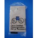 KEYSTONE Wall Plate 1-Hole Ivory