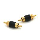 RCA-Male to RCA-Male Adapter Gold