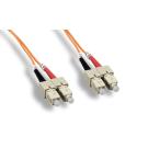 SC-SC Fiber Optic 1 Meter 62.5 125UM Duplex Multimode