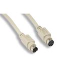 6FT Mini DIN 8 Pin Serial RS-232 Extension Cable 28AWG MDIN 8 Pin Male-Female