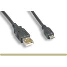 USB Type-A to Micro USB B Cable MICRO-B 6 IN